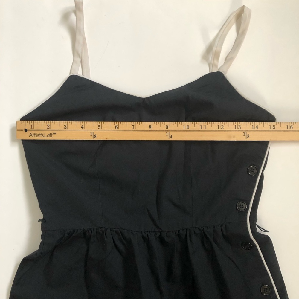 Vintage 70s Women’s Ronda Roy black and white button up sun dress size XS - Picture 11 of 16
